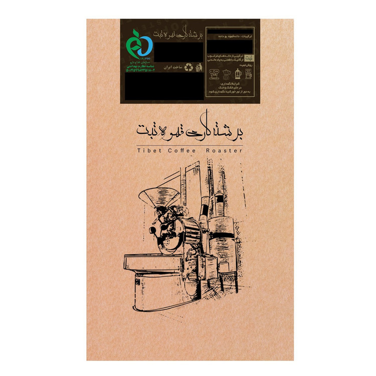 دانه قهوه اسپرسو روبستیکا تبت - 500 گرم
