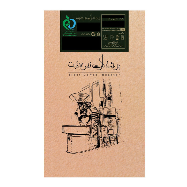 دانه قهوه اسپرسو پرایم عربیکا تبت - 1 کیلوگرم